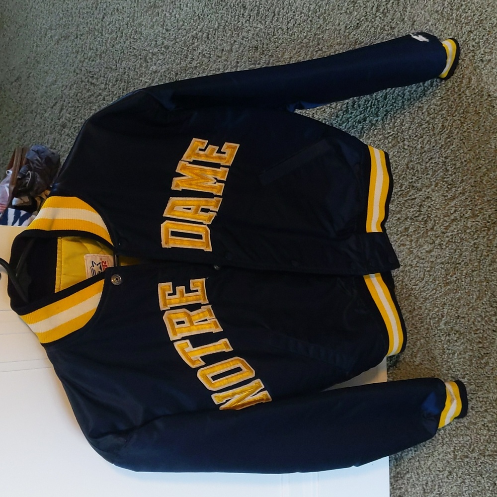 Vintage Notre Dame Starter jacket